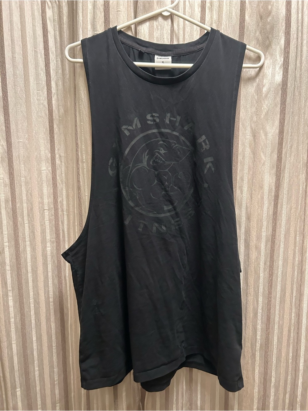 Gymshark Black Muscle Tank, Men’s Size XL